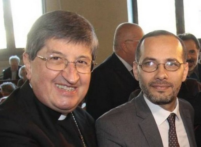 L'arcivescovo Betori con l'imam di Firenze