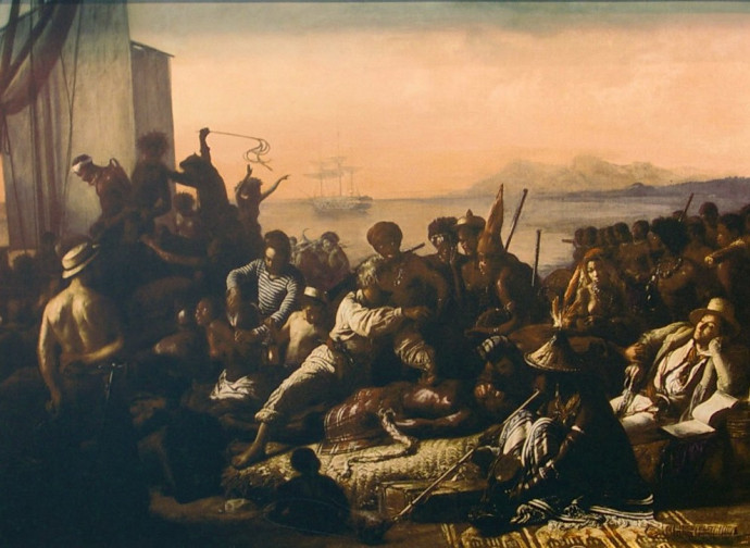 Biard, "il mercato degli schiavi" Biard, "il mercato degli schiavi"
