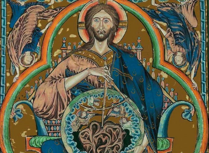 L'immagine del Cristo creatore utilizzato nelle miniature medievali e che la Massoneria strumentalizza L'immagine del Cristo creatore utilizzato nelle miniature medievali e che la Massoneria strumentalizza