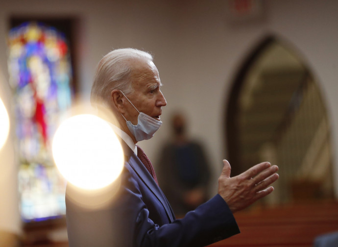 Joe Biden in chiesa