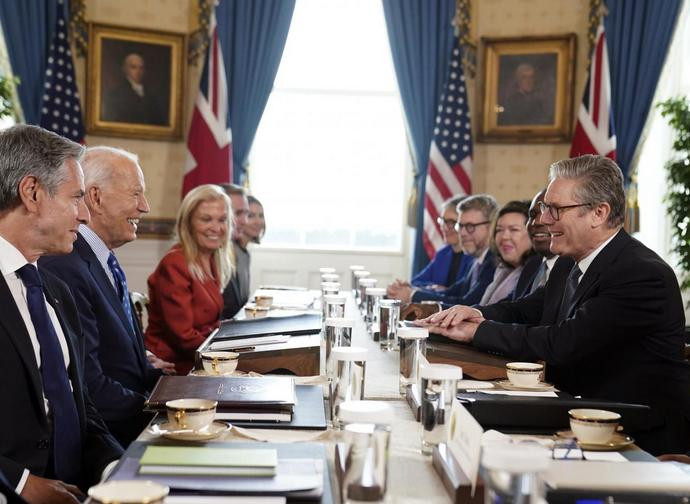 Joe Biden e Keir Starmer Joe Biden e Keir Starmer
