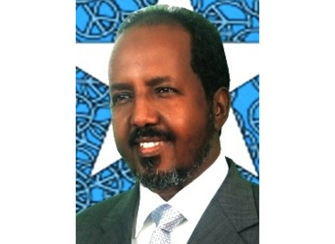 Il presidente della Repubblica somala Hassan Sheikh Mohamud Il presidente della Repubblica somala Hassan Sheikh Mohamud