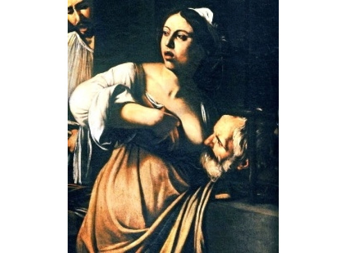 Un particolare delle Opere di Misericordia del Caravaggio Un particolare delle Opere di Misericordia del Caravaggio