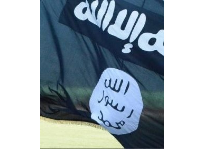 La bandiera del Califfato islamico La bandiera del Califfato islamico