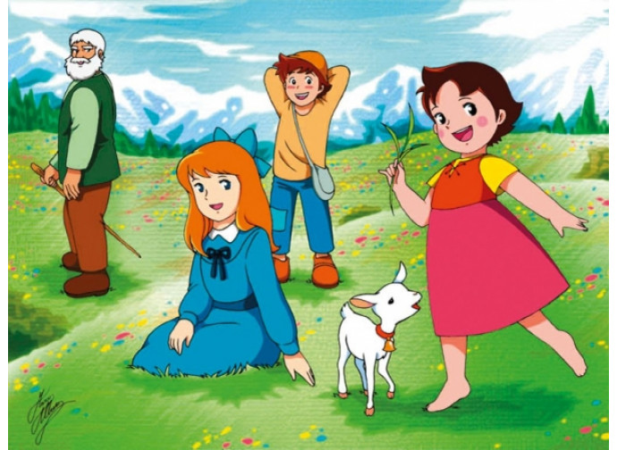 Il cartone animato Heidi