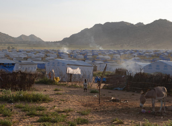 Campo profughi in Chad