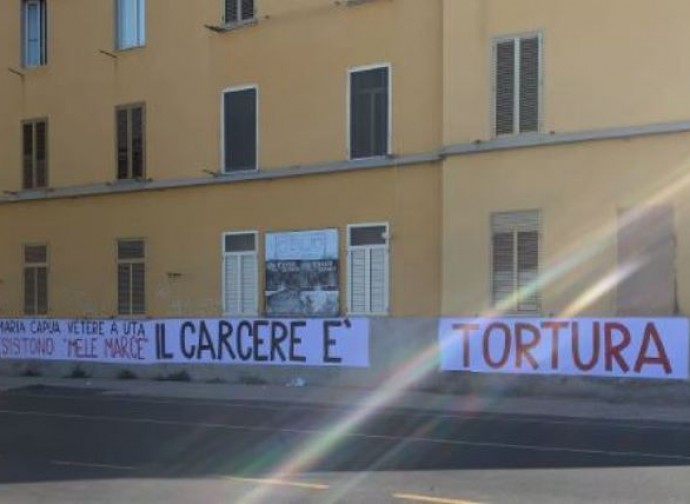 Protesta per i fatti del carcere di Santa Maria Capua Vetere