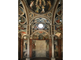 I quatto padri della Chiesa nelle cupole del monastero