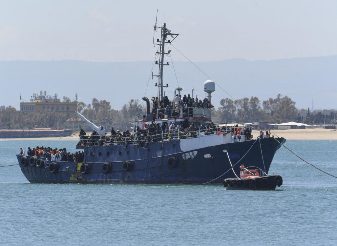 Sbarco di immigrati a Catania