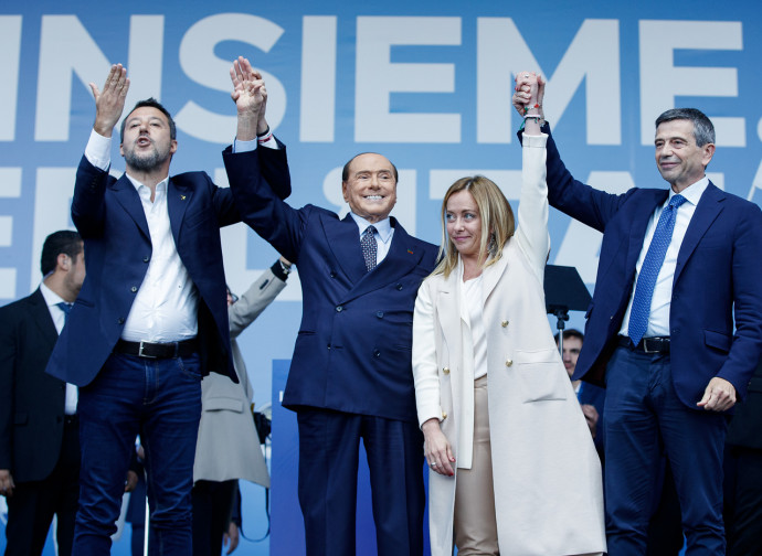 I quattro leader del centrodestra I quattro leader del centrodestra