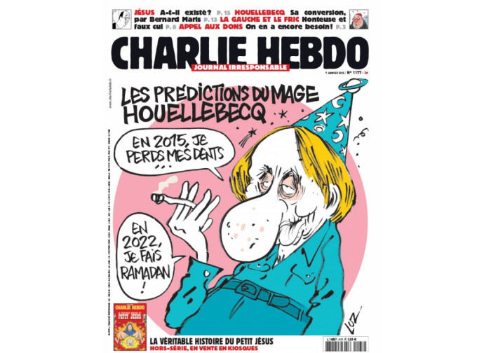 L'ultima copertina del Charlie Hebdo L'ultima copertina del Charlie Hebdo
