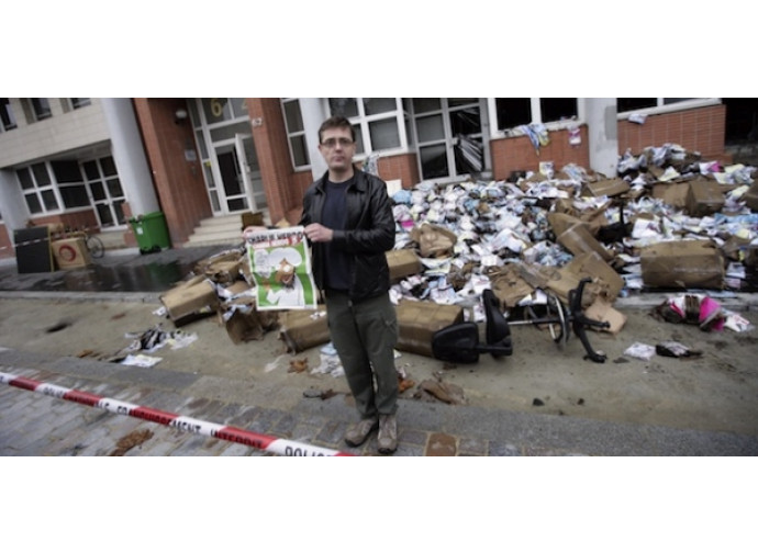 Charlie Hebdo, dopo il primo attacco (2011) Charlie Hebdo, dopo il primo attacco (2011)