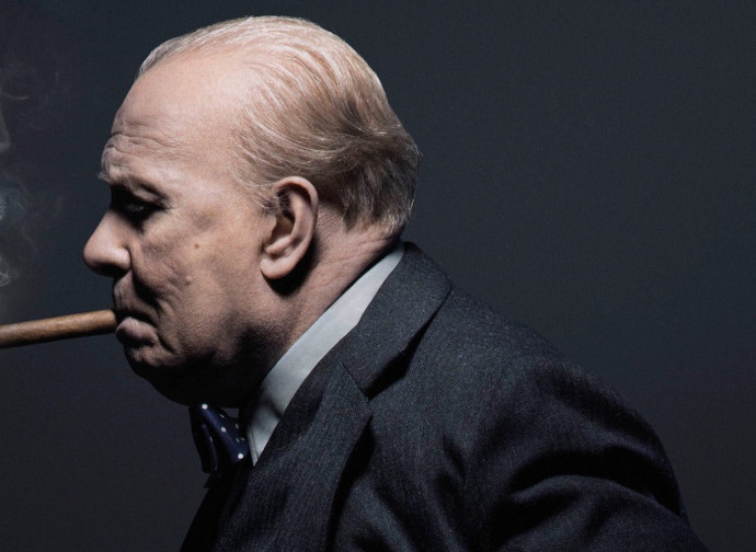 Winston Churchill interpretato da Gary Oldman in The Darkest Hour