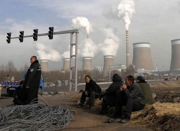 Cina, impianti a carbone