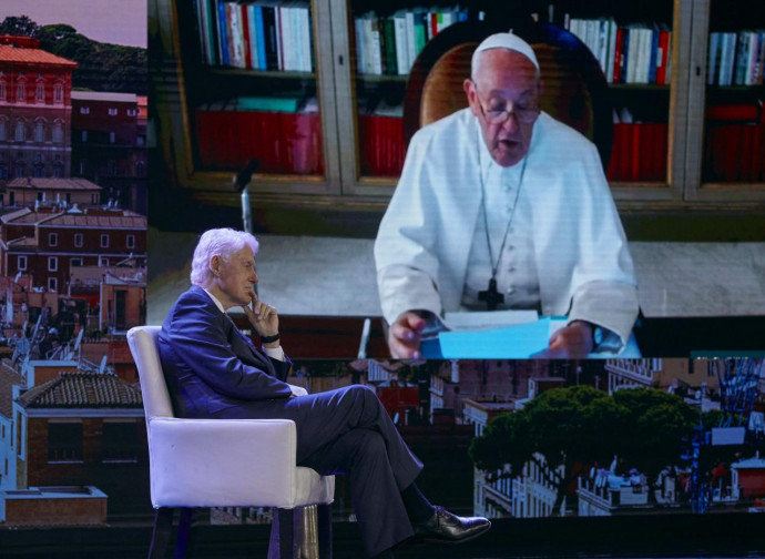 Bill Clinton e Papa Francesco Bill Clinton e Papa Francesco