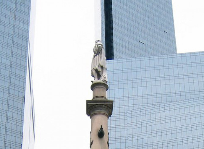 Colombo fra i grattacieli. Columbus Circle, New York