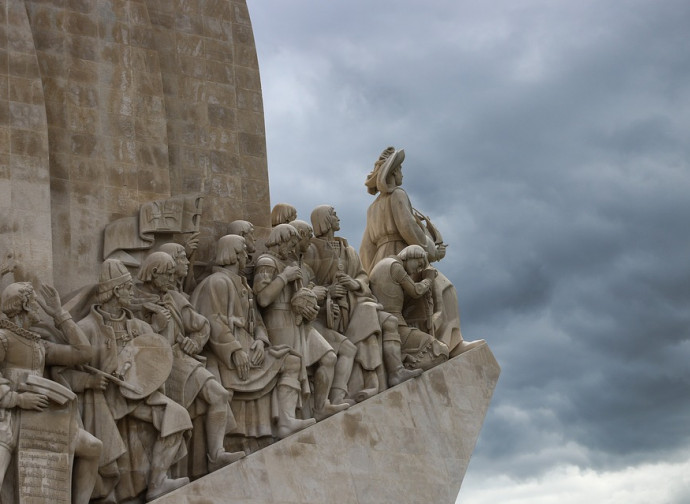 Lisbona, monumento agli scopritori dell'America