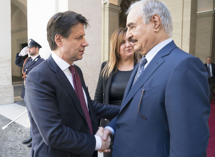 Conte e Haftar