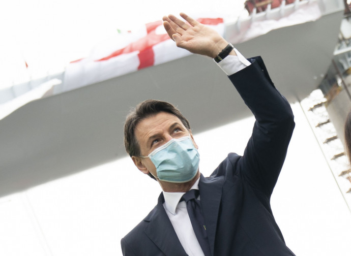 Giuseppe Conte a Genova