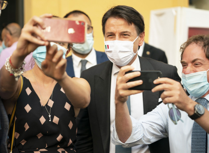 I selfie di Conte I selfie di Conte