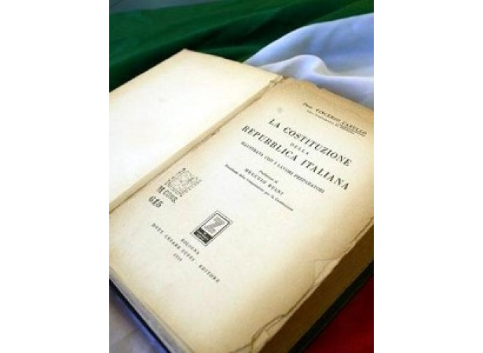 Costituzione italiana Costituzione italiana