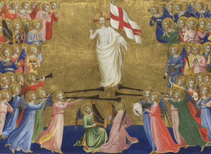 La glorificazione di Cristo nella corte del Paradiso