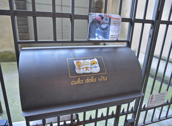 Culla della vita a Bergamo (La Presse) Culla della vita a Bergamo (La Presse)