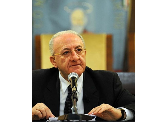 Il governatore Vincenzo De Luca Il governatore Vincenzo De Luca
