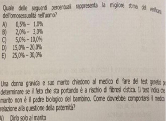 Test di medicina "omofobo"? Il ministro non l'ha capito