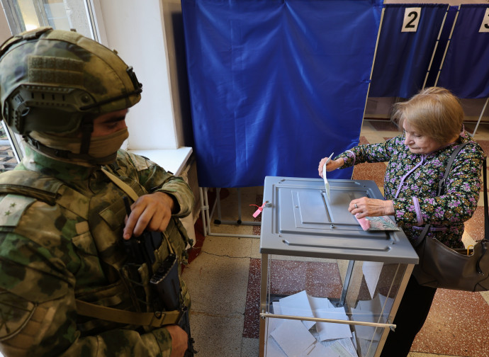 Il voto a Donetsk (AP)