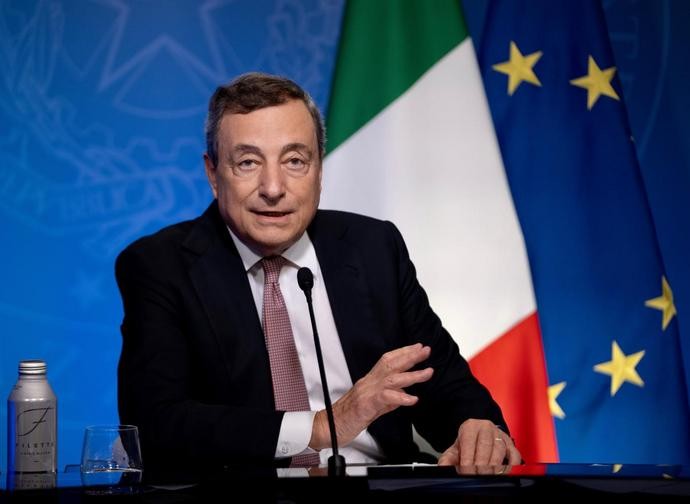 Mario Draghi al vertice sul clima