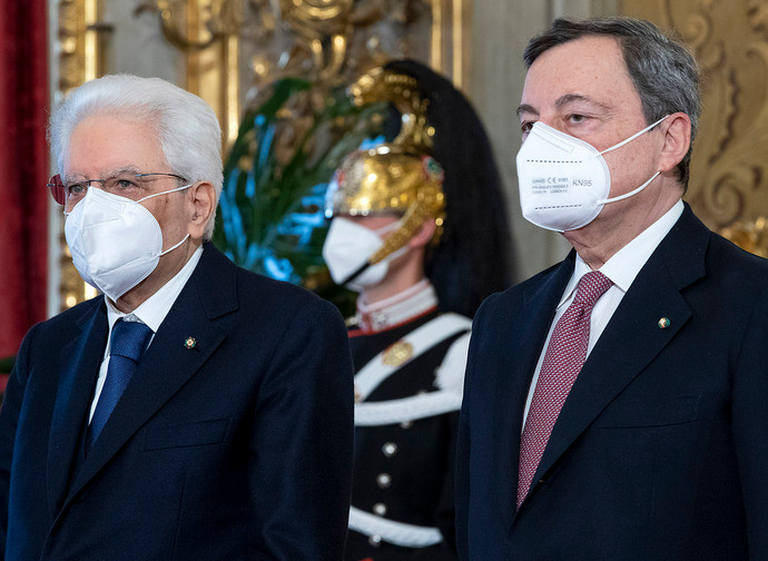 Mattarella e Draghi Mattarella e Draghi
