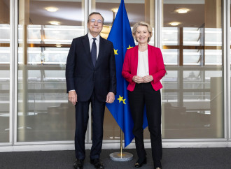 Mario Draghi e Ursula von der Leyen (ImagoEconomica)