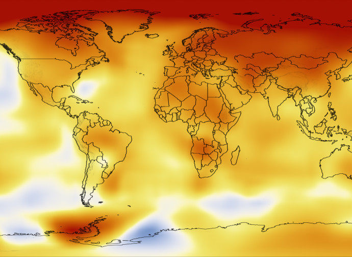 Mappa termica della Terra