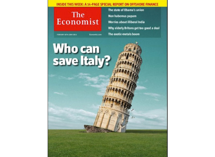 Storica copertina dell'Economist