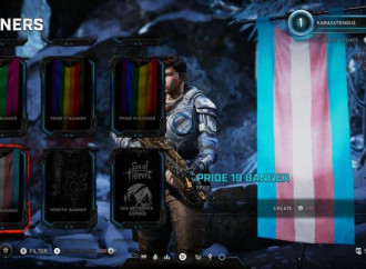 Bandiere LGBT in Gears for War