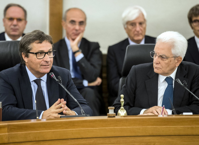 David Ermini e il presidente Mattarella David Ermini e il presidente Mattarella