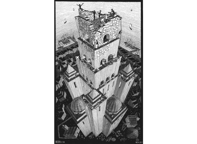 Escher, Torre di Babele Escher, Torre di Babele
