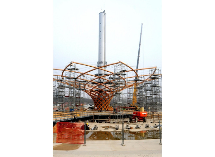 Expo 2015, il cantiere del padiglione italiano