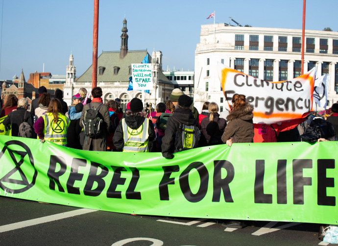 Extinction Rebellion in azione