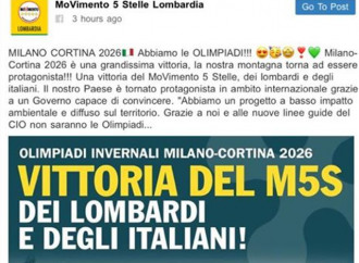 Olimpiadi a Milano-Cortina, quanta ipocrisia dai 5 Stelle