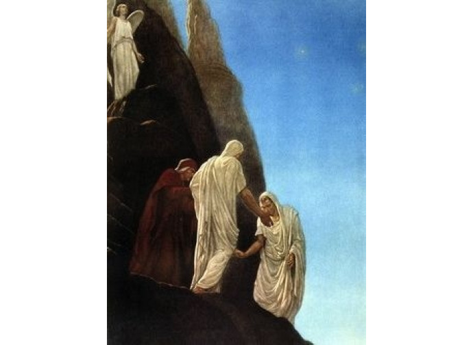 Dante incontra il poeta Stazio Dante incontra il poeta Stazio