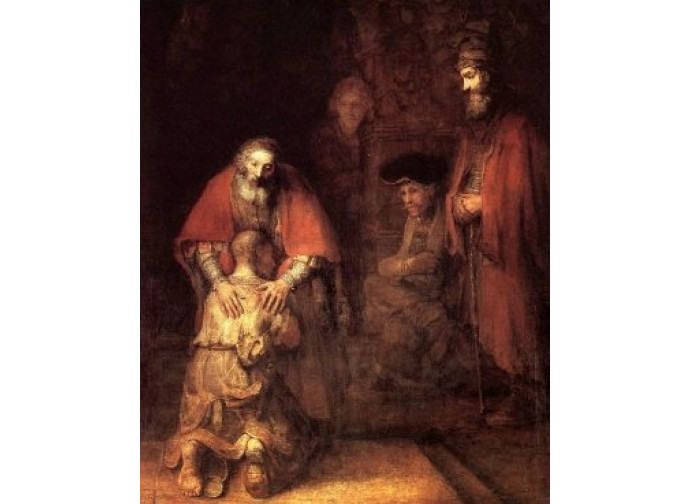 Rembrandt, "Il figliol prodigo" Rembrandt, "Il figliol prodigo"