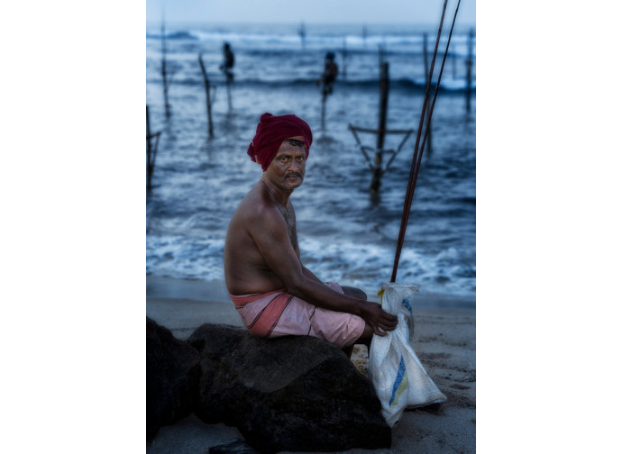 Pescatore tradizionale, Sri Lanka