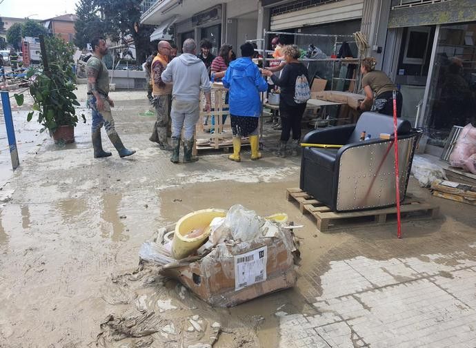 Forlì dopo l'alluvione