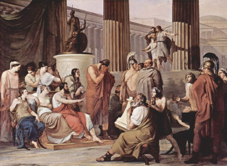 Odisseo nella casa di Alcinoo, di Francesco Hayez (1813; Napoli, Galleria di Capodimonte; CC)