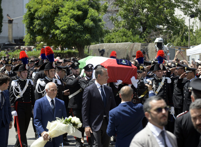 Il funerale di Mario Cerciello Rega