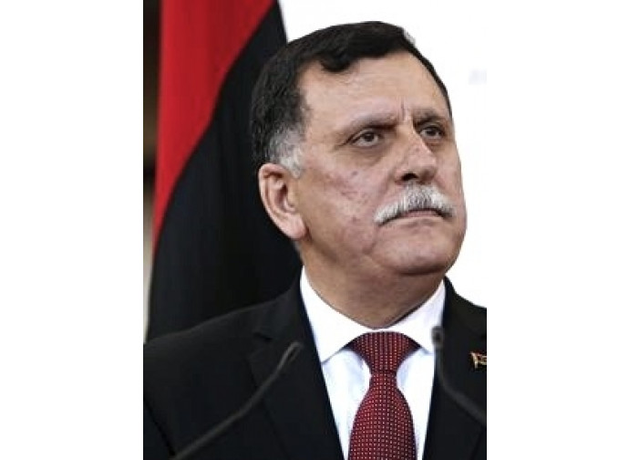 Il premier libico Fayez al Sarraj Il premier libico Fayez al Sarraj