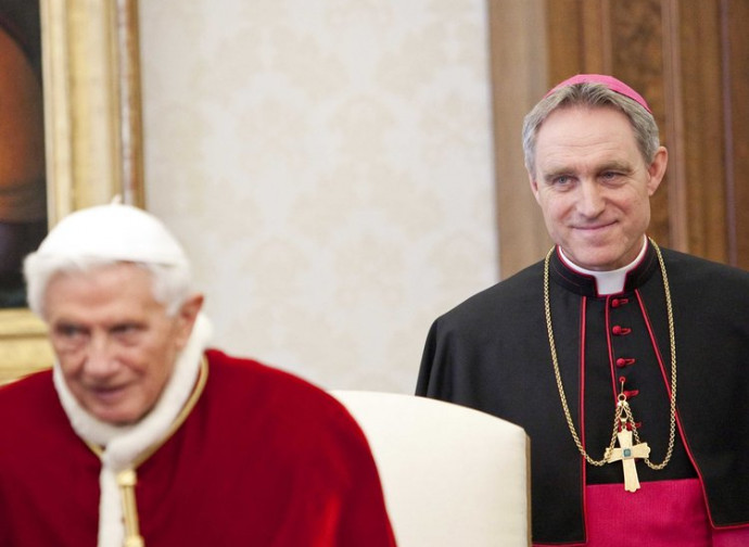 Benedetto XVI e monsignor Ganswein Benedetto XVI e monsignor Ganswein