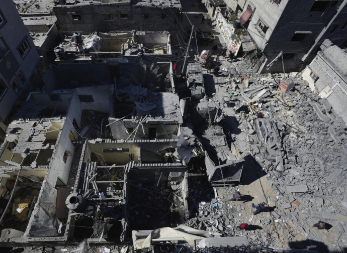 Gaza bombardata (La Presse) Gaza bombardata (La Presse)